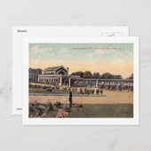 ラッカワナ鉄道駅、ニュージャージー州モントクレア ヴィンテージ ポストカード (正面/裏面)