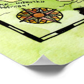 ラッカーズ島海賊宝図ポスター ポスター (角)