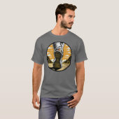 ラッキングと歩く屋外アクティビティスポーツ Tシャツ (正面フル)