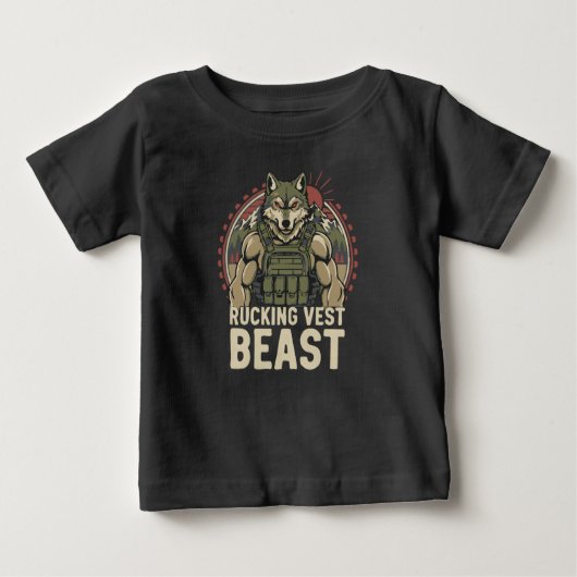 ラッキングベスト・ビースト ベビーTシャツ (正面)