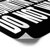 ラッキーおもしろいバドミントンシャツウォッシュしない引用文 ポスター (角)