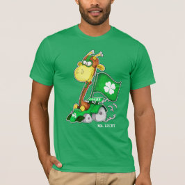 ラッキーさん。おもしろいキリン・セント・パトリックの日 Tシャツ