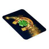 ラッキーすごいウスシューズ4葉クローバー射撃、 発砲スター マグネット (右側)