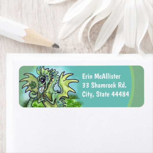 ラッキーだ！リラゴン・シャムロック ラベル (インサイチュ)