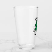 ラッキーでステン賛美ドグラスアイリッシュシャムロック タンブラーグラス (右)