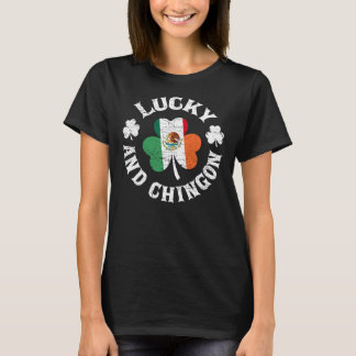 ラッキーとチゴンのメキシコのアイルランドのCinco De Mayo Sham Tシャツ