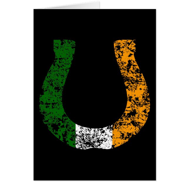 ラッキーなアイルランドの馬蹄形 (正面)