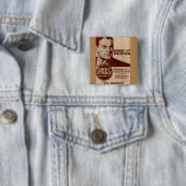 ラッキーなストライキ – 刺激に注意 缶バッジ (インサイチュ)