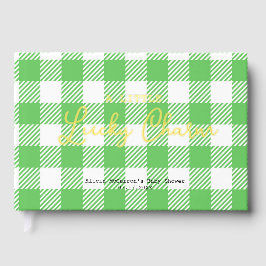 ラッキーなチャームの赤ちゃんシャワー ゲストブック