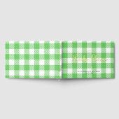 ラッキーなチャームの赤ちゃんシャワー ゲストブック (全面)