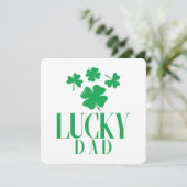 ラッキーなパパ – シャムロック 父の日カード シーズンカード (スタンド正面)