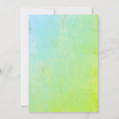 ラッキーなレプラハンの金と虹の聖パトリックの日 招待状 (裏面)