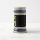 ラッキーな先生のためのグルービーなレトロ教師用セントパトリック ビールジョッキ (中央)