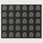 ラッキーな先生レインボーセントパトリックの日 ラッピングペーパー (フラット)