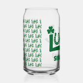 ラッキーな年から ガラス缶 (右)