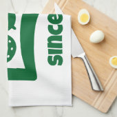 ラッキーな年から キッチンタオル (四つ折り)