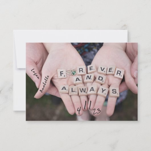 ラッキーな愛の日付を保存する日付を保存 セーブザデート (正面)