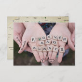 ラッキーな愛の日付を保存する日付を保存 セーブザデート (正面/裏面)