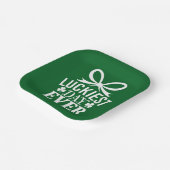 ラッキーな日エバーSt patricks dayアイリッシュラッキー ペーパープレート (傾斜あり)