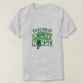ラッキーな看護師 - 聖パトリックの日の看護師デザイン Tシャツ