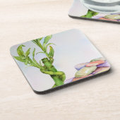 ラッキーな竹コースター コースター (左側)