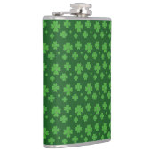 ラッキーな緑のクローバー フラスク (右)