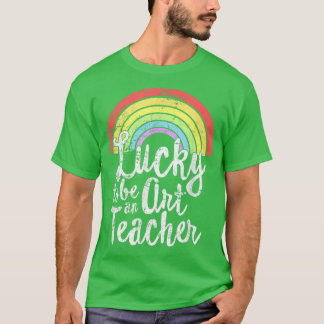 ラッキーな芸術先生St patricks day Tシャツ