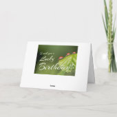 ラッキーな誕生日と小さなラディバグ!カード カード (裏面)