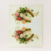 ラッキーな蹄鉄のアート ジグソーパズル (縦)