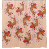 ラッキーな魚 シャワーカーテン (正面)