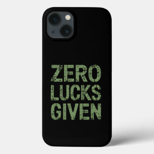 ラッキーはゼロ セントパトリックのお祝い ユーモア溢れるパトリックの日 iPhone 13ケース