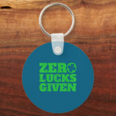 ラッキーはゼロ Funny St Patricks Day 2020 ギフト キーホルダー (正面)
