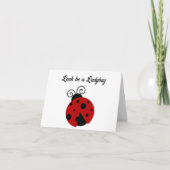 ラッキーはラディバグかわいい漫画 カード (正面)