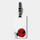 ラッキーはラディバグかわいい漫画 ラゲッジタグ (正面縦)