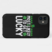 ラッキーを引き寄せるタイプ セントパトリックデー Case-Mate iPhoneケース (裏面(横))