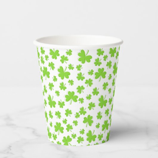 ラッキーを飲む ペーパーカップ St. Patrick's Day (正面)