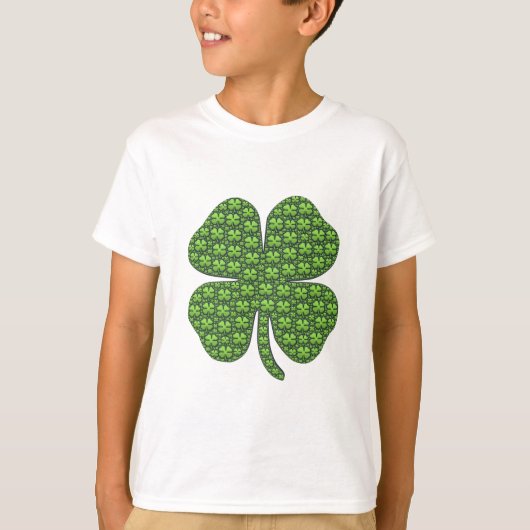 ラッキーアイリッシュクローバーキッズ Tシャツ (正面)