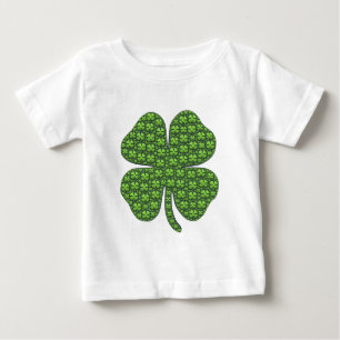 ラッキーアイリッシュクローバー ベビーTシャツ