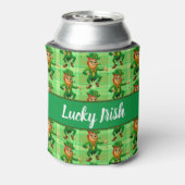 ラッキーアイリッシュグリーンレプレシャンSt patricks 缶クーラー (缶裏面)