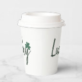 ラッキーアイリッシュシャムロックSt patricks day      紙コップ (右)