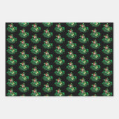 ラッキーアイリッシュフェアリーグリーン ラッピングペーパーシート (正面)