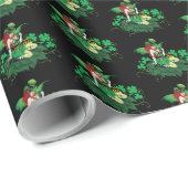 ラッキーアイリッシュフェアリーグリーン ラッピングペーパー (ロールコーナー)