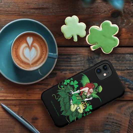 ラッキーアイリッシュフェアリーグリーン Case-Mate iPhoneケース