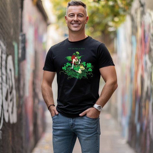 ラッキーアイリッシュフェアリーグリーン Tシャツ