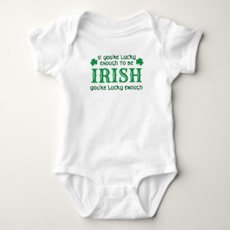 ラッキーアイリッシュベビー |St patricks dayTシャツ ベビーボディスーツ