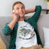 ラッキーアイリッシュラブギフトforボーイフレンド砂糖スカル tシャツ