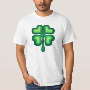 ラッキーアイリッシュ四葉クローバー Tシャツ