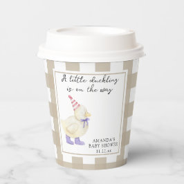 ラッキーアヒルの赤ちゃんシャワー 紙コップ