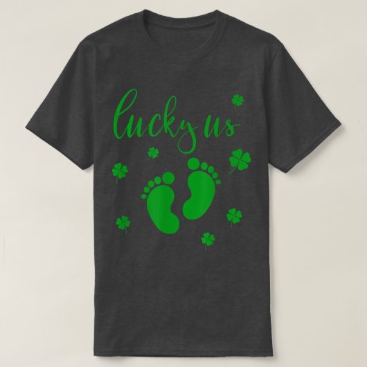 ラッキーアメリカグリーンセント Tシャツ (デザイン正面)