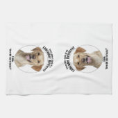 ラッキーイエロー・ラブラドール・レトリーバー キッチンタオル (横)